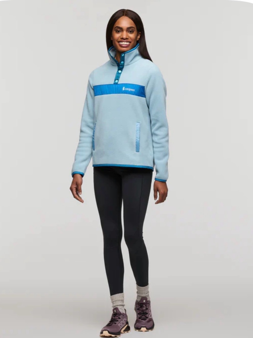 Cotopaxi Teca Fleece Pullover Women’s Size Medium Whale Song Gorpcore Outdoor - Picture 2 of 12